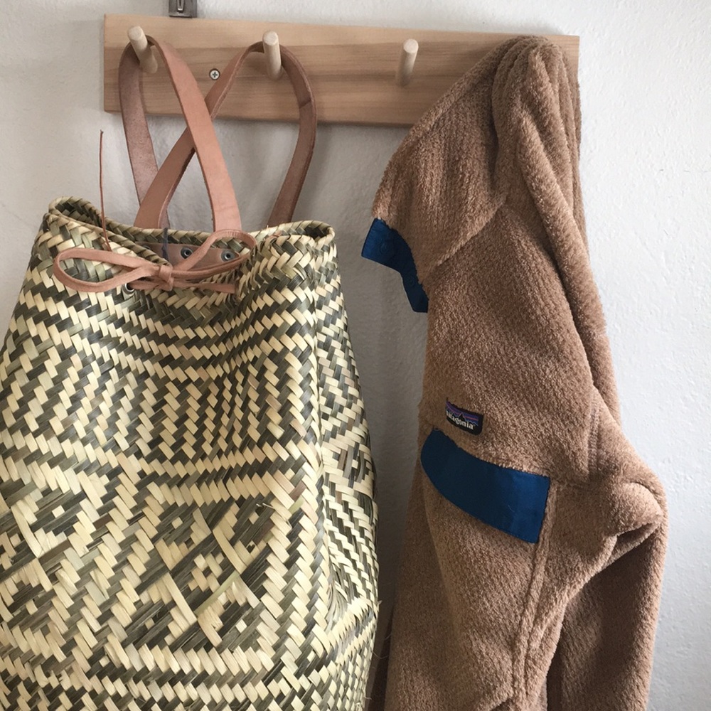 Patagonia Tan and Blue Women's Top